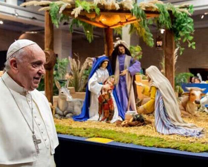 Catolicii pot primi o indulgenţă plenară dacă se roagă în faţa unei scene a Naşterii Domnului